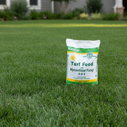 Nature's Creation 4-2-2 Mycorrhizal Fungi Turfgrass Granular